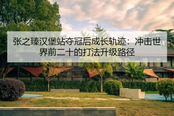 张之臻汉堡站夺冠后成长轨迹：冲击世界前二十的打法升级路径